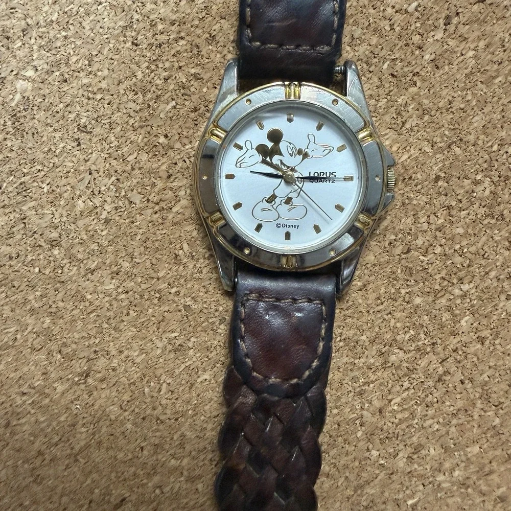 Disney Retired Lorus Women's Mickey Mouse Watch